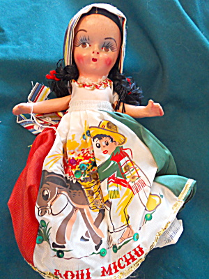 Composition Doll Spanish Dress Aqui Michu Mib