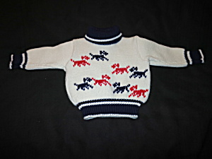 Little Angel Dog Turtleneck Sweater Baby Size 9-12 Mths