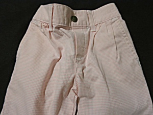 Vintage Lee Pants Girls 4 T Pink White Checkered