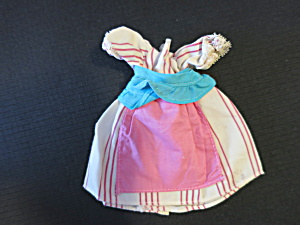 Vintage Cbs Toys Doll Barbie Doll Dress Pink White Blue 1984