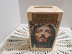 Jesus Of Nazareth Vhs Hi Fi Stereo 48988 1992 3 Tape Set.
