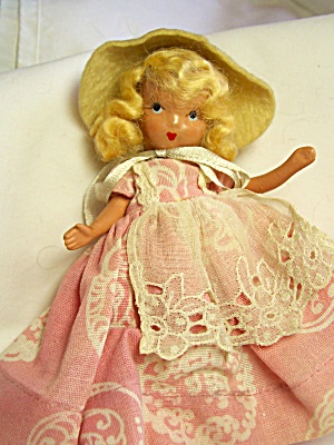 Nancy Ann Storybook Doll In Pin, Bisque