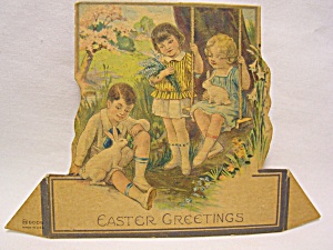 Easter Greetings Stand Up Card, U.s.a.