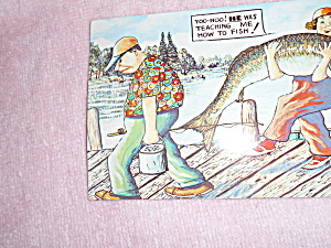Postcard, Comic, Mitchell, 1966