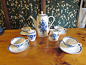 Ide Bros Ideal Ironstone Wares Teapot Set 11 Pieces