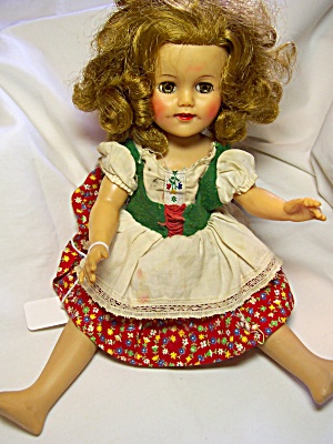 Shirley Temple Doll Ideal 15 Inch Heidi Dress