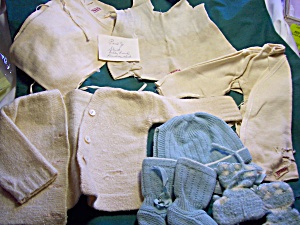 Vintage Baby Clothes And Accessories Lot