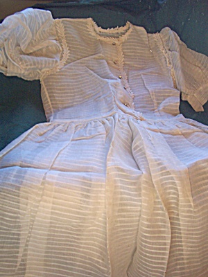 Vintage Childs Or Womens Organdy Dress