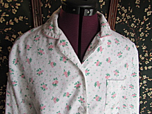 Vintage Rebecca Lynn Pajamas Size Small Floral Cotton