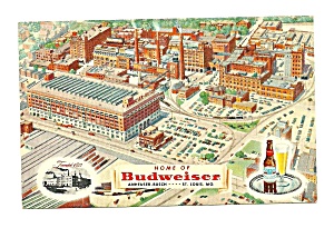 Anheuser Busch Plant St. Louis Mo Postcard