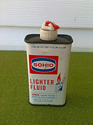 Old Sohio Lighter Fluid Tin