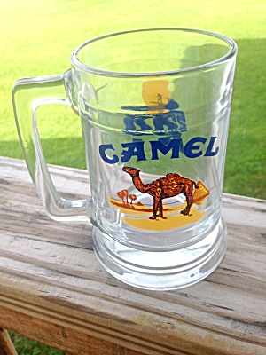 Camel Cigarettes Glass Mug