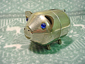 Chrome Pig Bank