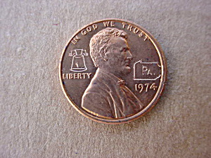 (50) 1974 Pennsylvania Souvenir Pennies