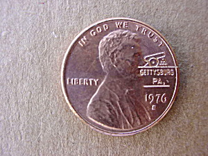 (50) 1976 Gettysburg, Pa. Souvenir Pennies