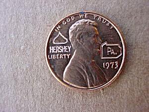 (50) 1973 Hershey, Pa Souvenir Pennies