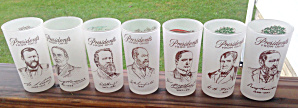 Presidents From State Of Ohio Glasses 1950's?
