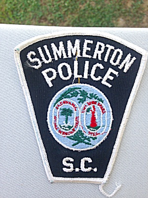 Summerton Sc South Carolina Police Patch