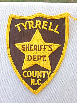 Tyrrell Co. North Carolina Sheriff's Patch