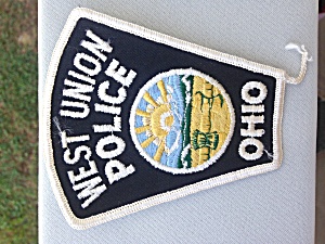 West Union Ohio Police Patch