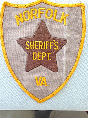 Norfolk Virginia Sheriff's Dept Patch
