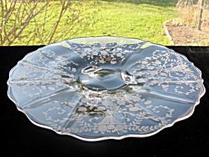 Cambridge Glass Portia Footed Cake Plate