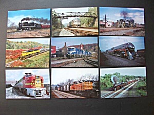 9 - Train Postcards - Norfolk - Ny Central - Mohawk