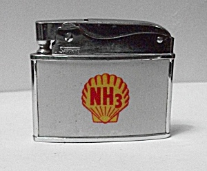 Vintage Rare Sapphire 1960`s Adv. Shell`s Nh3 Lighter
