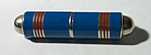 Vintage 1940`s Allbright Blue & Red Tube Lighter