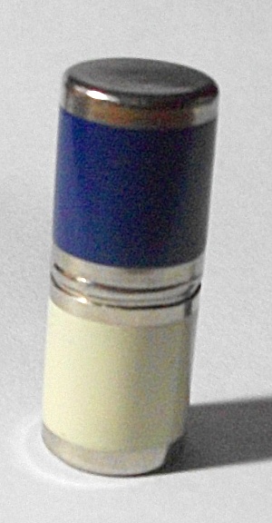 Nos 1940`s Strikalite Midget Tube Lighter Blue & Cream