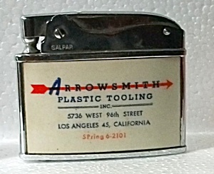 Rare Galpar Adv. Arrowsmith Los Angeles Ca Lighter