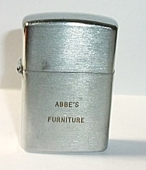 Vintage 1960`s Tac Adv. Abbe`s Furniture Mini Lighter