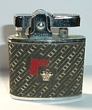 Vintage Atlantis Cloth Crown Pocket Lighter