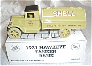 1993 Ertl #b276 Shell Oil Truck 1/34 Scale Bank