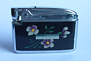 Vintage 1960`s Queen Star Ladies Pocket Lighter