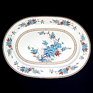 Noritake Bleufleur Oval Serving Platter