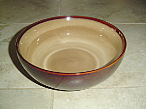 Sango Nova Brown Cereal Bowls 6.5 In Set Of 4