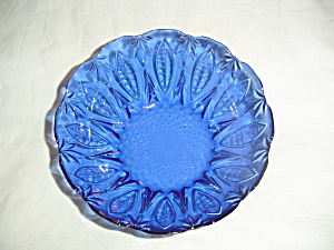 Avon Royal Sapphire Cereal Bowls Clear With Pattern