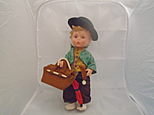 Goebel Wander Bub Rubber Doll 11.5 In. 1950's Germany
