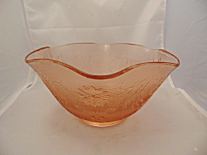 Indiana Glass Pink Console Bowl