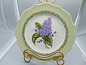 Princess House Vintage Garden Salad Plate - Lilac
