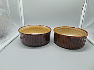 Sango Nova Brown Set Of 2 Pieces Of Bakeware