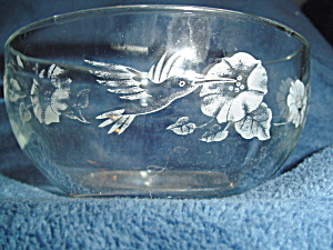 Avon Hummingbird Cereal Bowl Some Fading