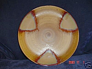 Sango Splash Brown Chop Plate/round Platter