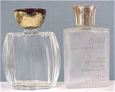 Two Vintage Miniature Perfume Bottles