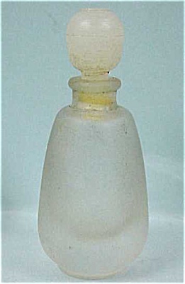 Miniature Frosted Glass Perfume Bottle