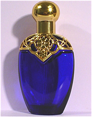 Avon Cobalt Glass Perfume Bottle