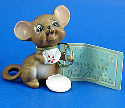 Josef Original Miniature Mice With Plate