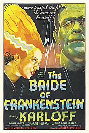 Bride Of Frankenstein Movie Poster