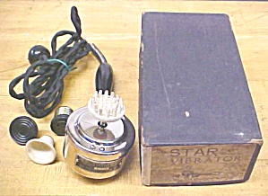 Star Vibrator Antique Set Fitzgerald Mfg. + Box